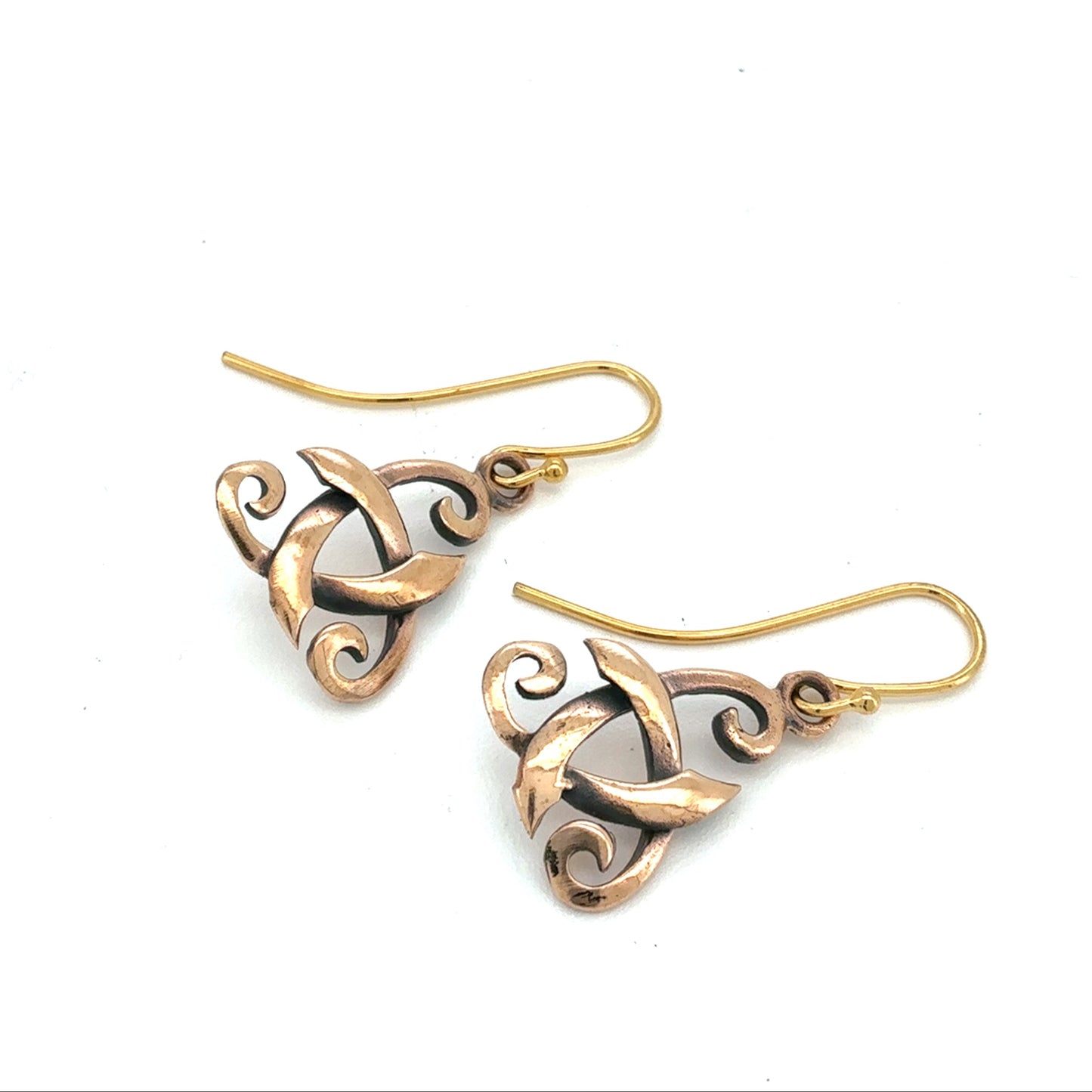 Tre flige mini - øreringe