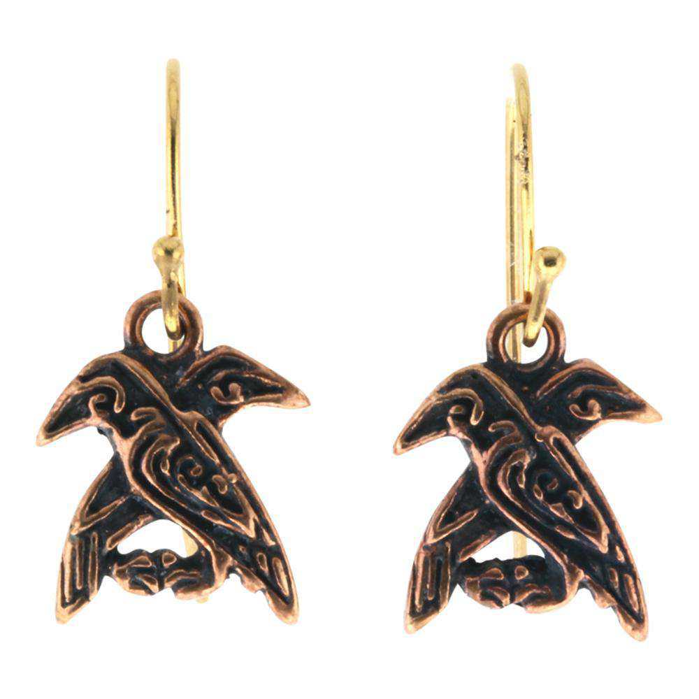Hugin og Munin - øreringe