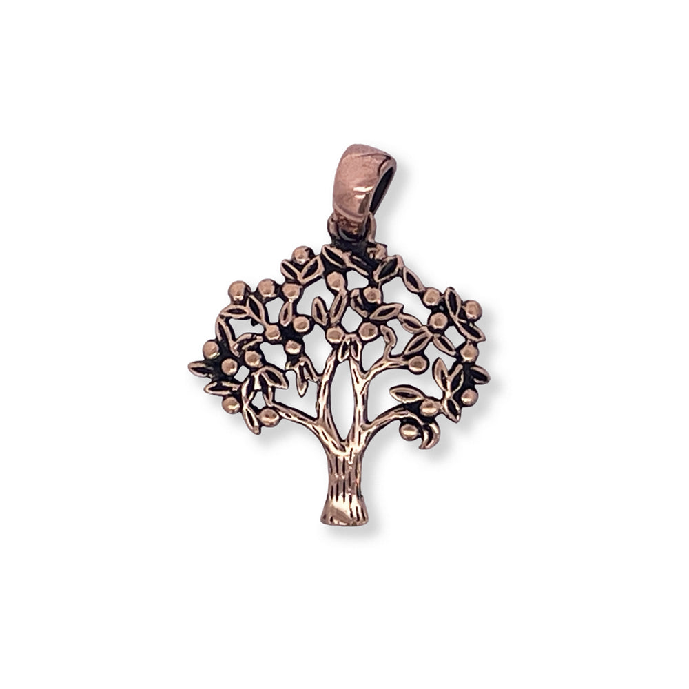 Elegant Yggdrasil vedhæng i bronze