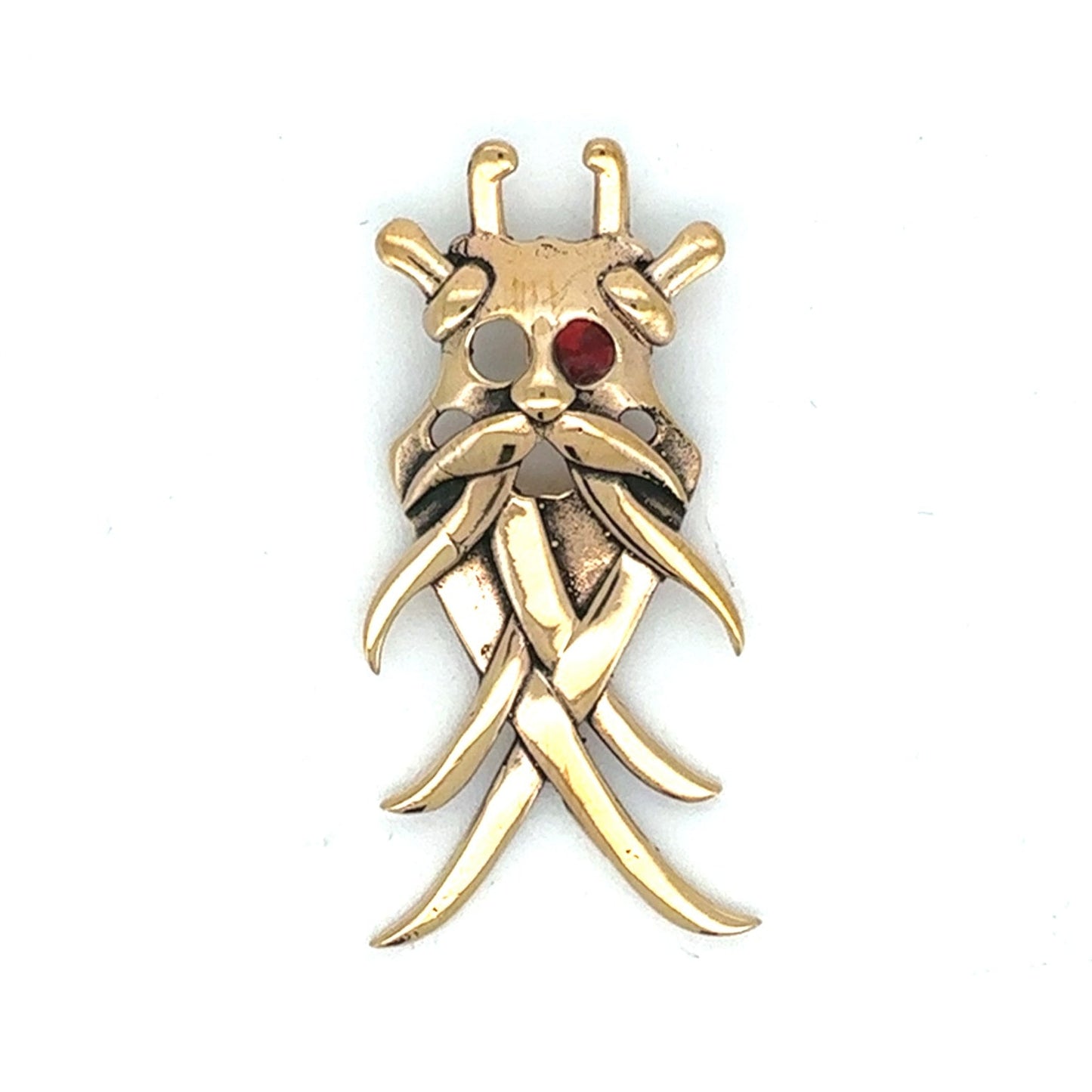 Maskevedhæng m. øje - bronze