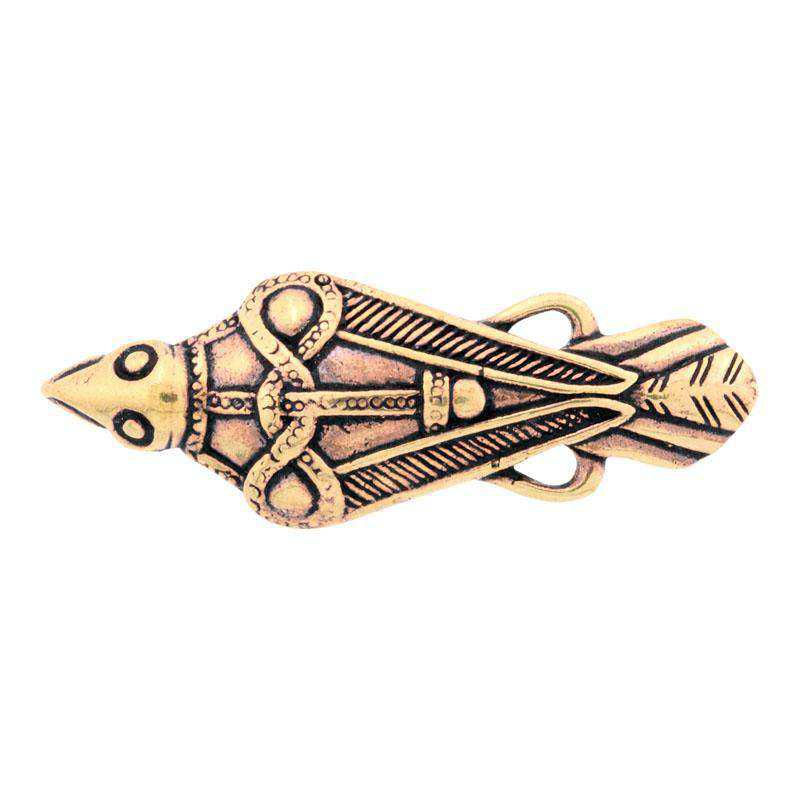 Hugin/Munin broche i bronze