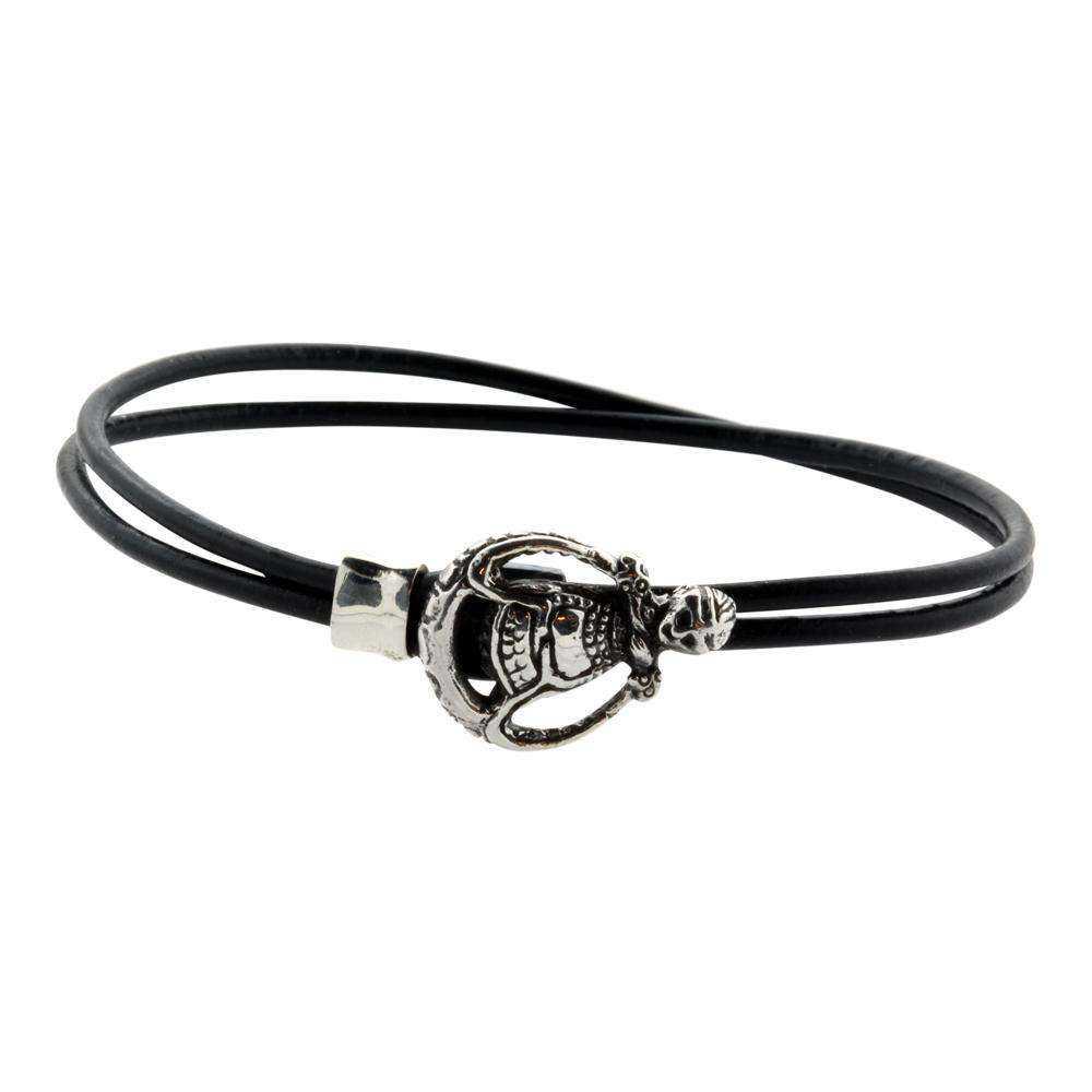 Læderarmbånd med Freja