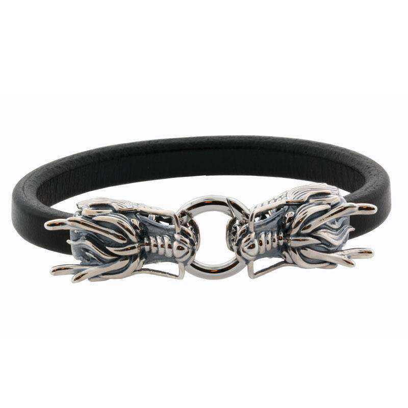 Drage armbånd i sølv