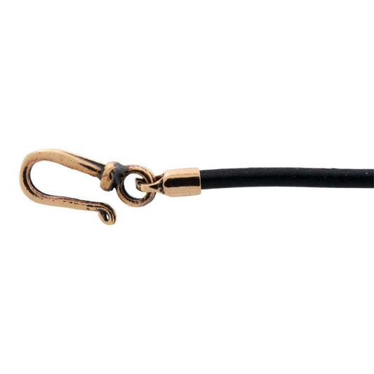 Læderkæde ø 2 mm som krog