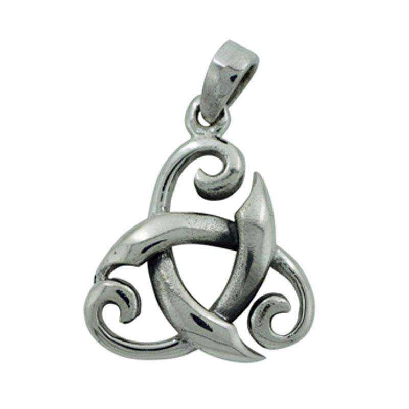 Tre Flige Vedhæng i Sølv – To Størrelser