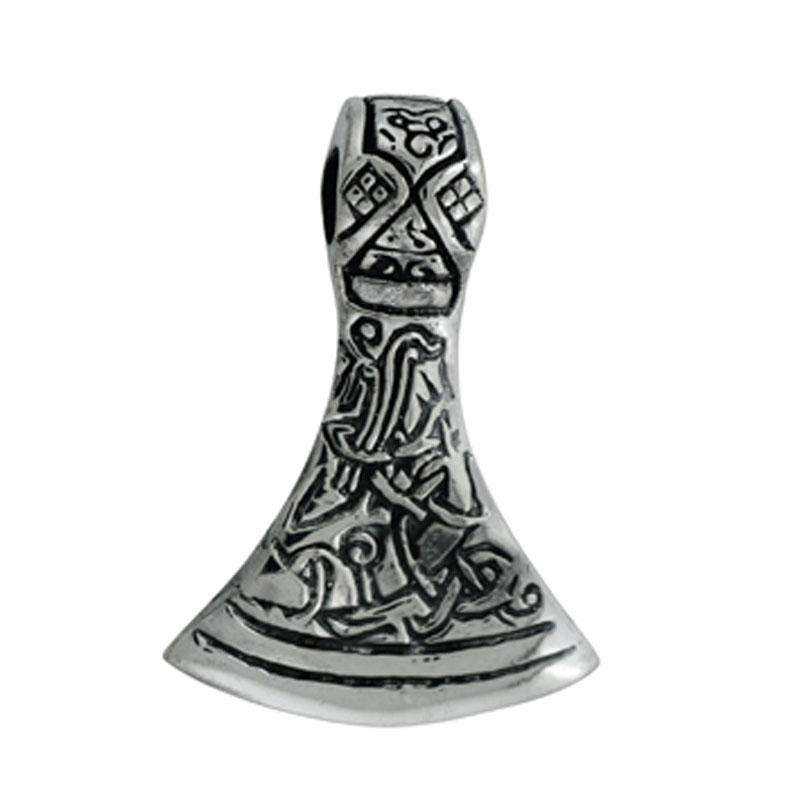 Mammen Økse Vedhæng i Sølv – Vikingesymbol på Styrke - 2 størrelser