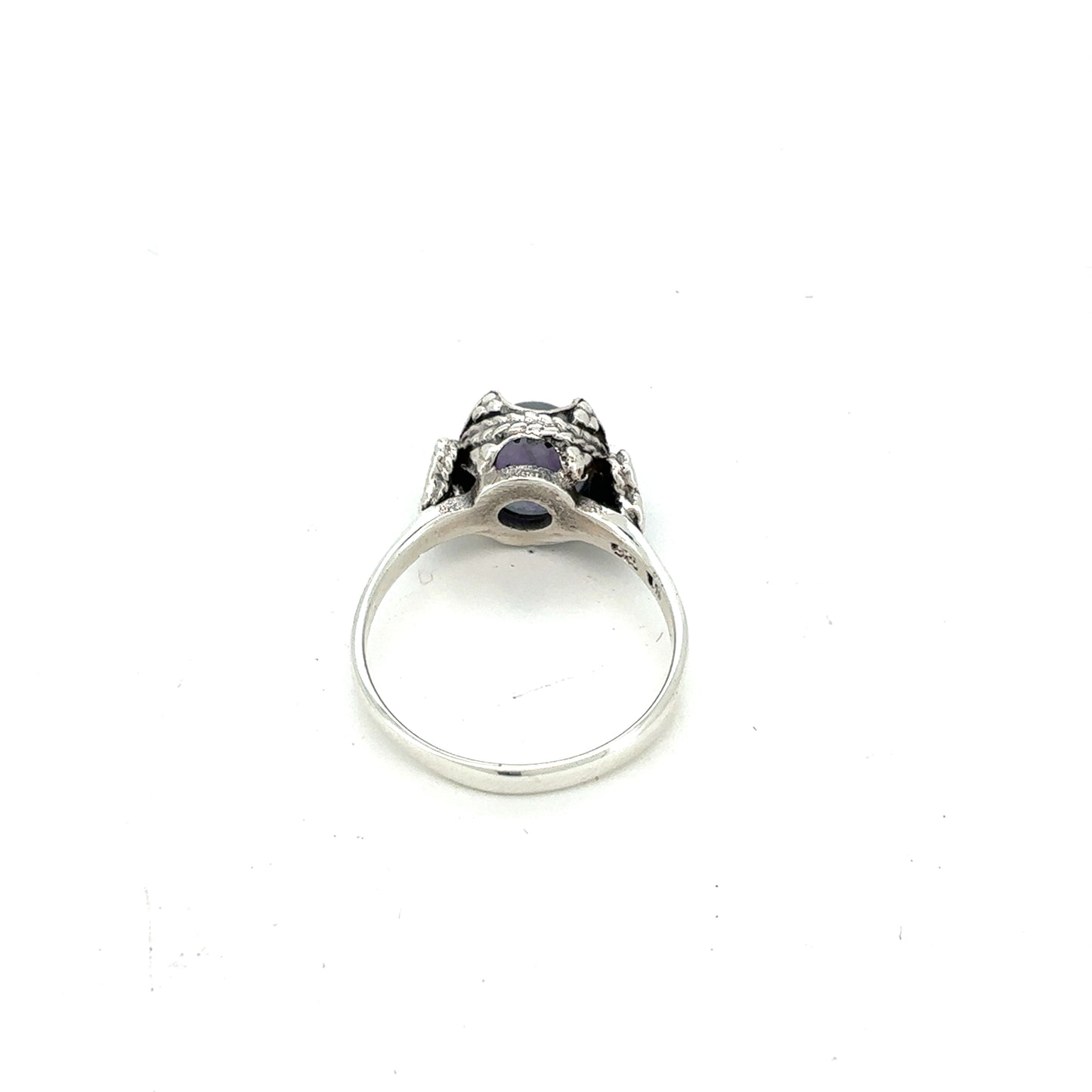 Gotlandsk ring med en sten el. krystal