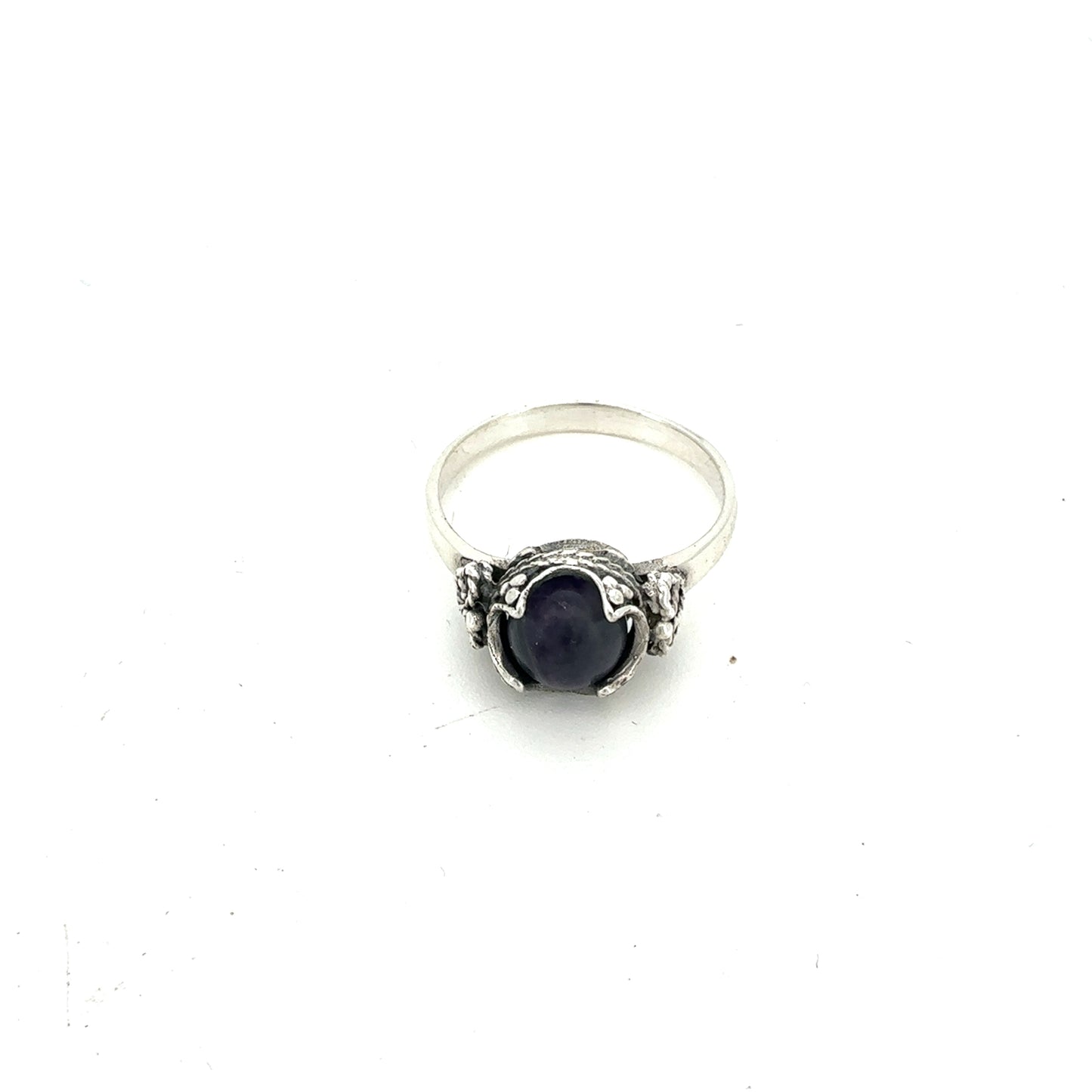 Gotlandsk ring med en sten el. krystal