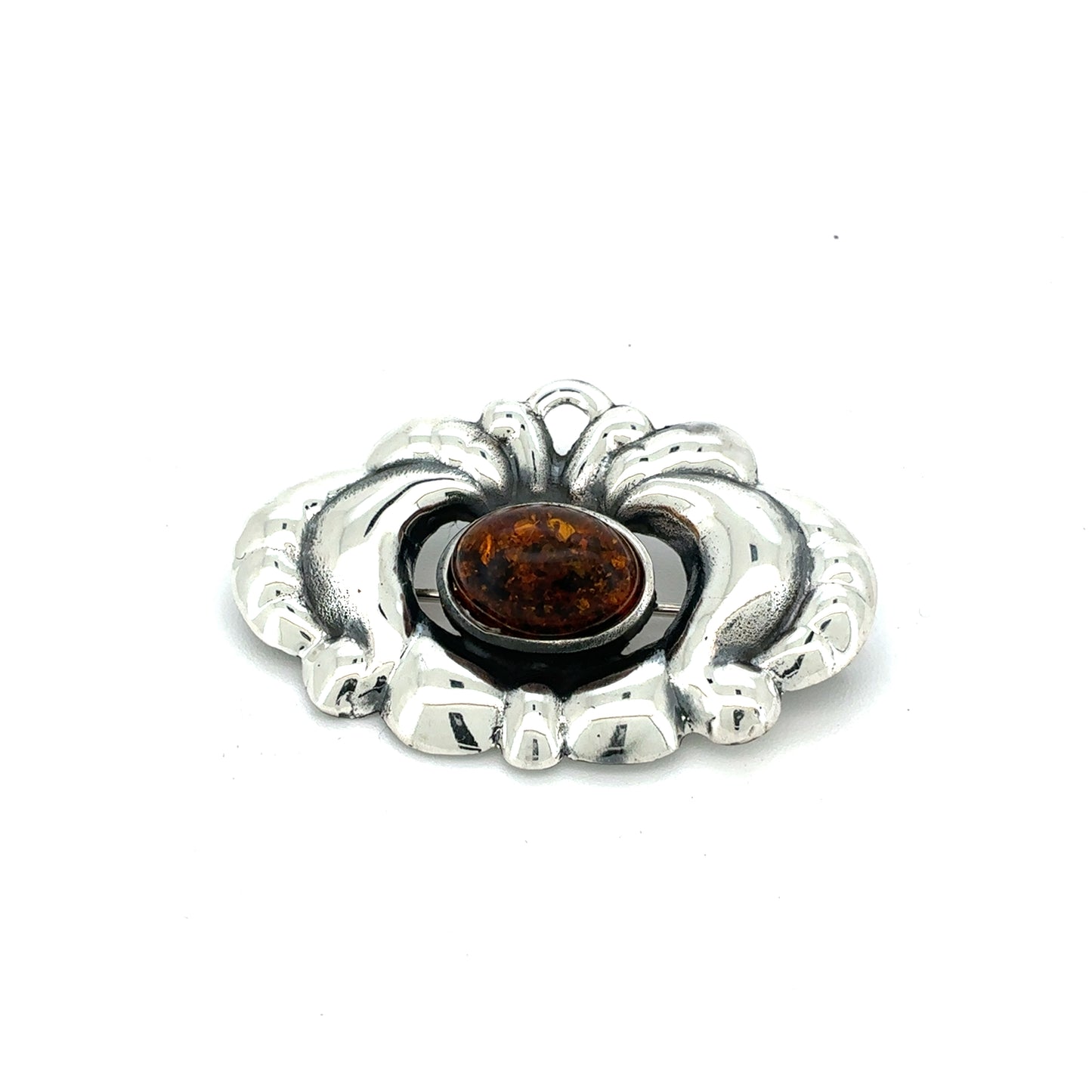 Blomsterbroche m/rav