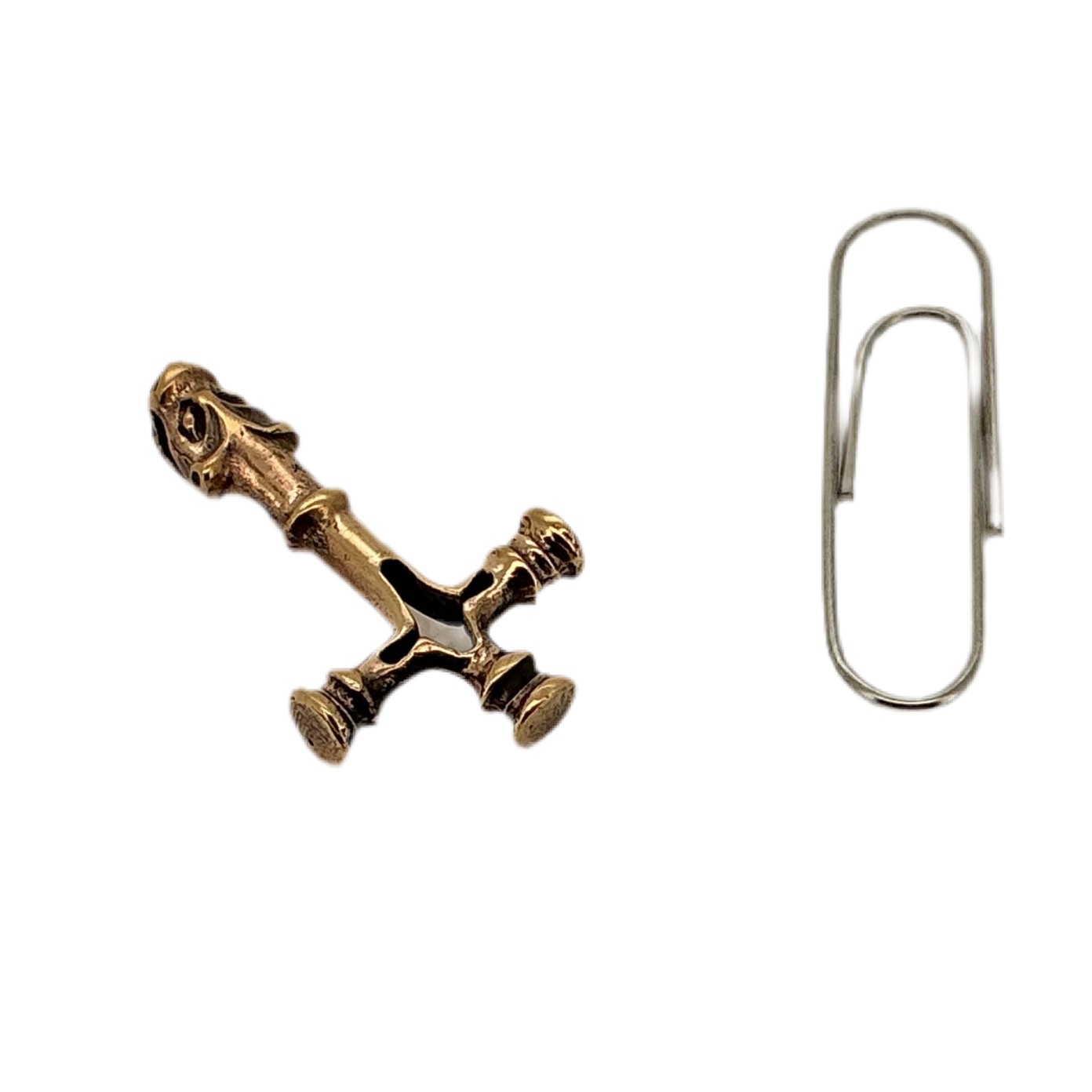 Islandsk Ulvekors vedhæng lille - bronze