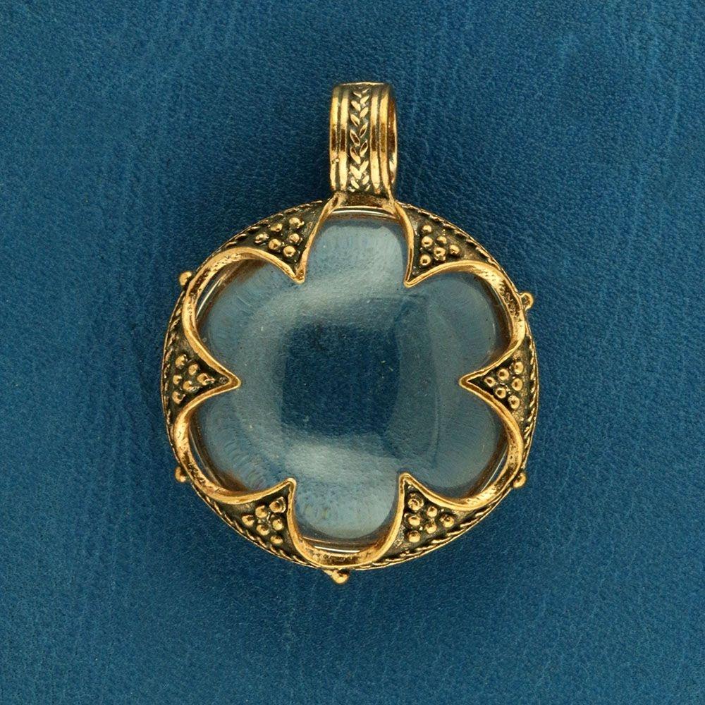 Gotlandsk krystalvedhæng - bronze