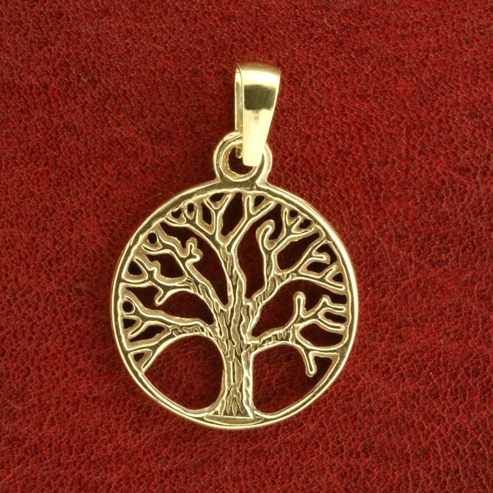 Yggdrasil - Livets træ i guld 14 karat