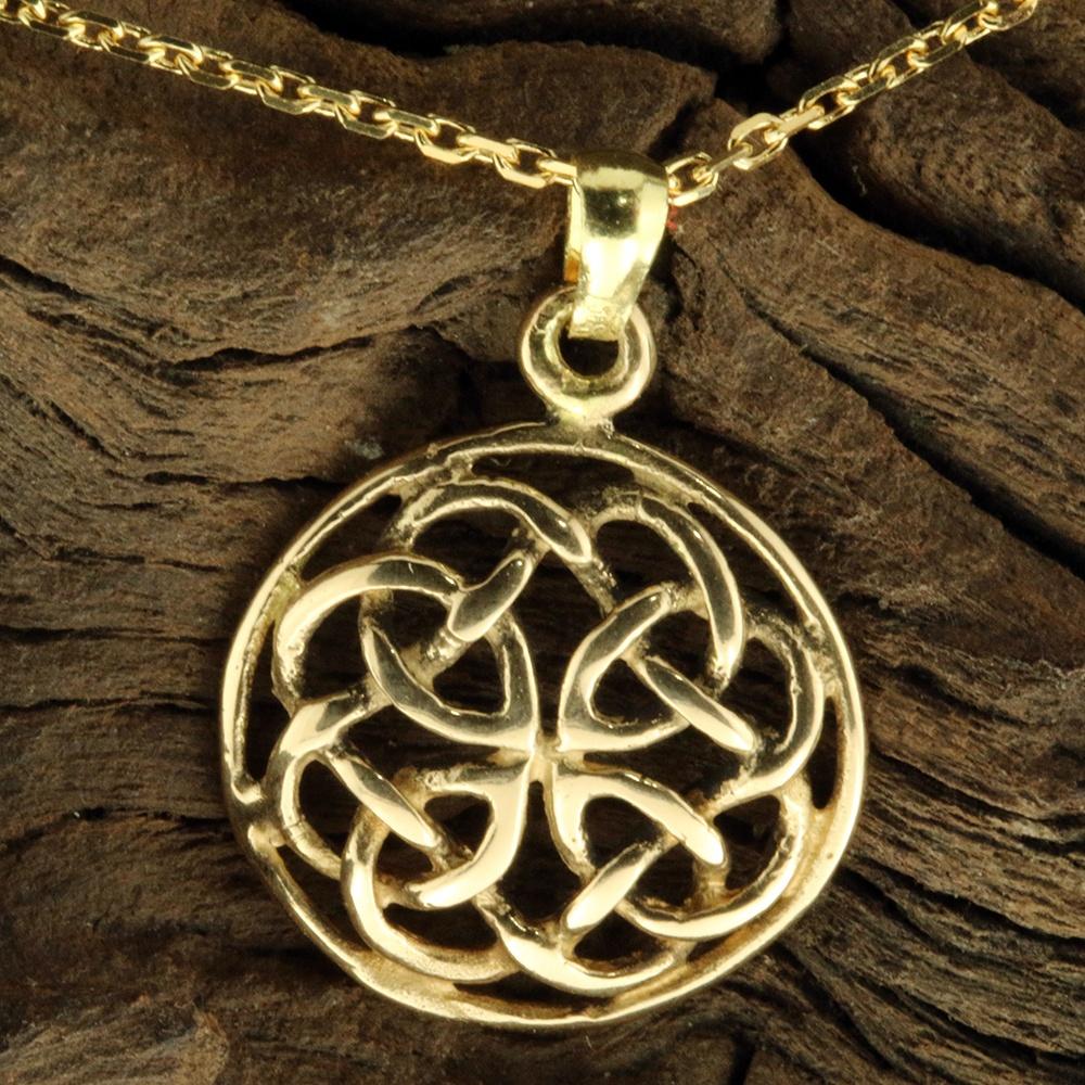 Keltisk knude 14 karat guld vedhæng