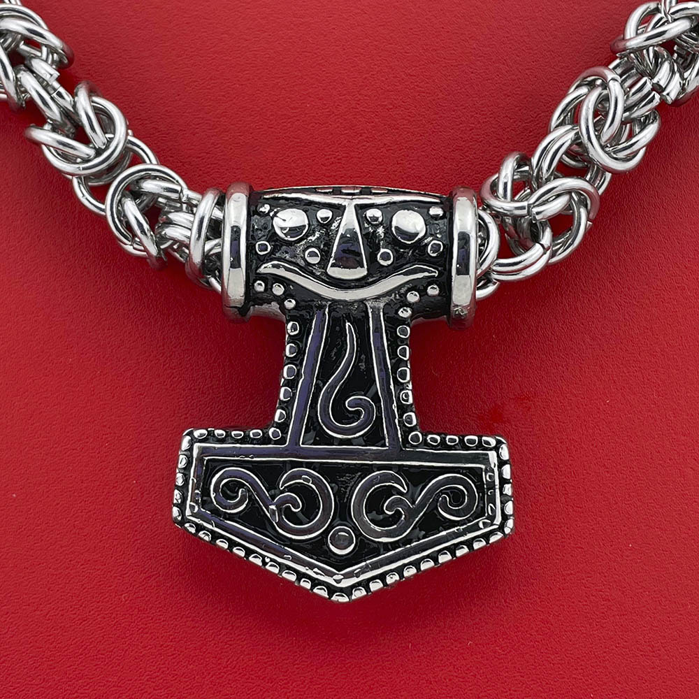 Thors hammer vedhæng - stål