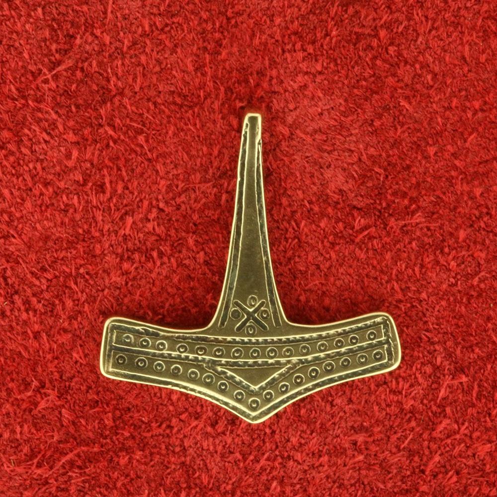 Thors Hammer Mjølner i 14 karat guld