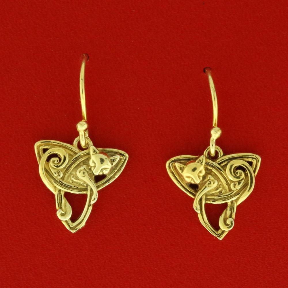 Frejas katte i forgyldt sølv