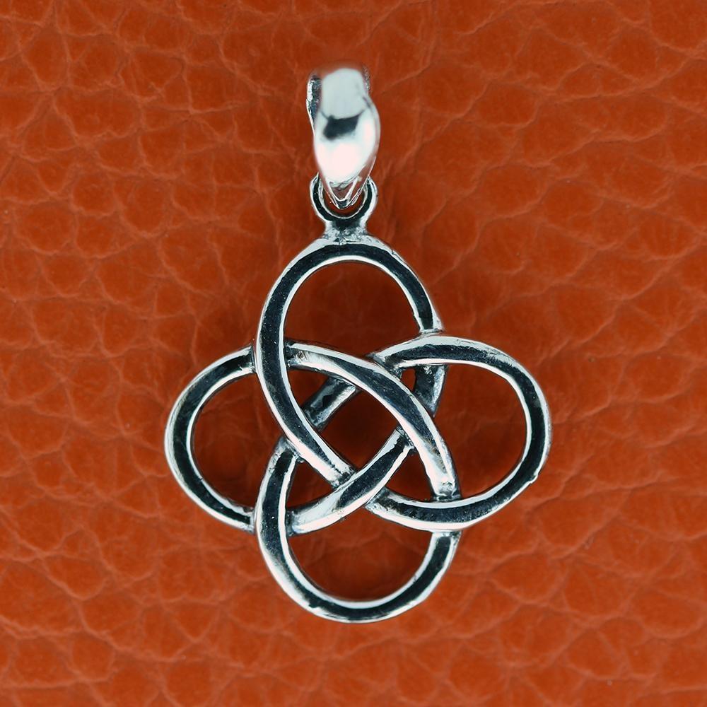 Jordknuden vedhæng - sølv