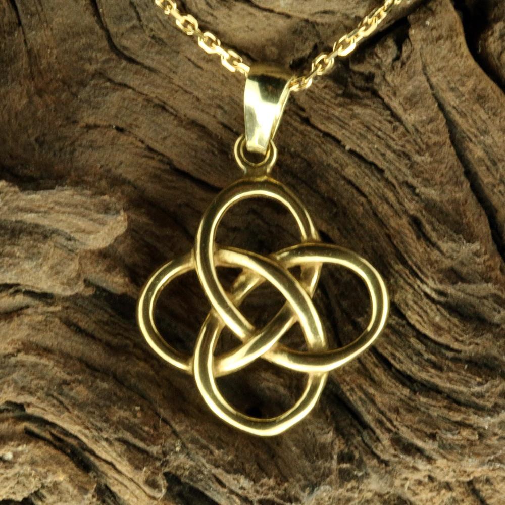 Jordknuden i 14 karat guld