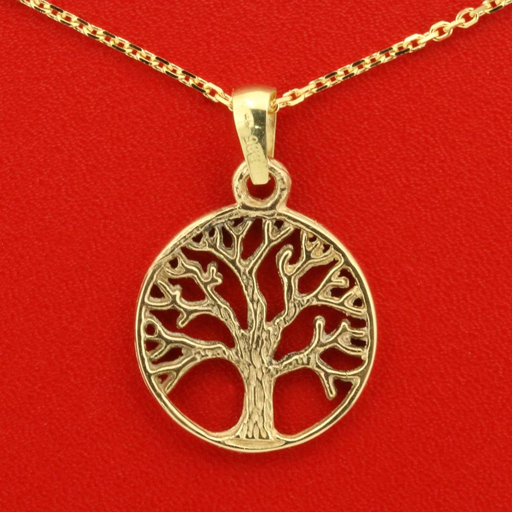 Yggdrasil - Livets træ i guld 14 karat