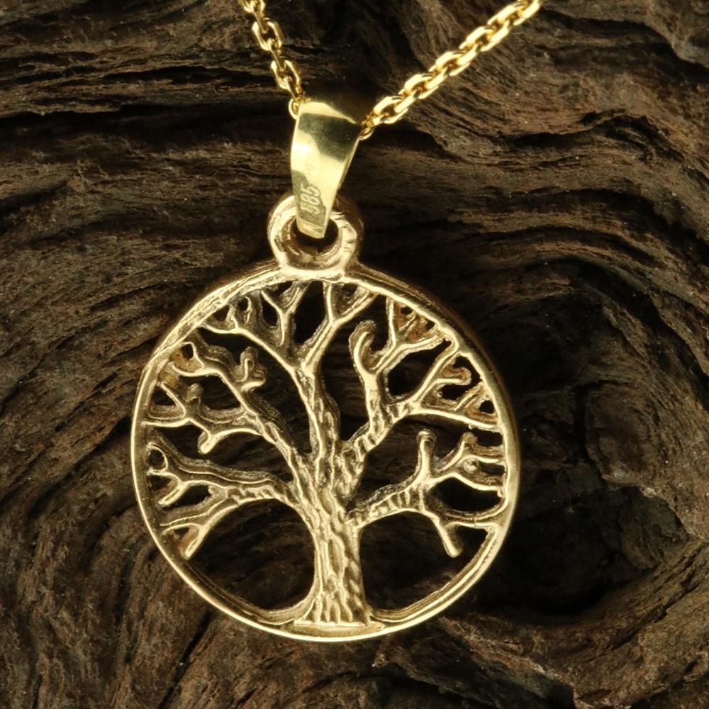Yggdrasil - Livets træ i guld 14 karat