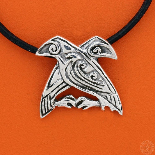 Ravnene Hugin og Munin i nordisk mytologi