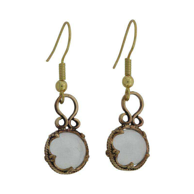 Øreringe m/gotlandsk krystal