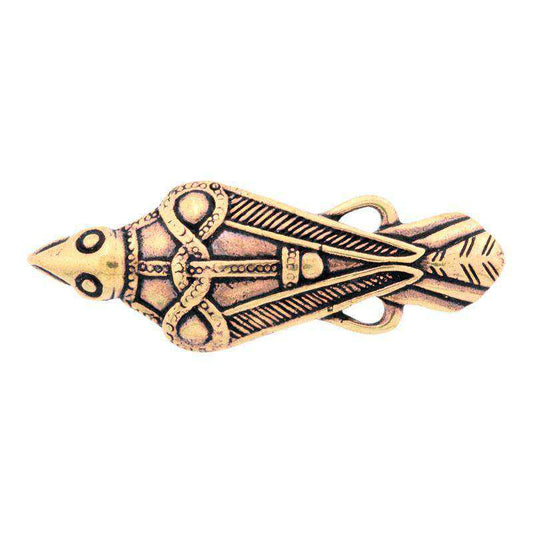 Hugin/Munin broche i bronze