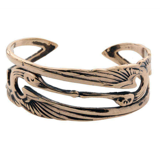 Svane armsmykke i bronze