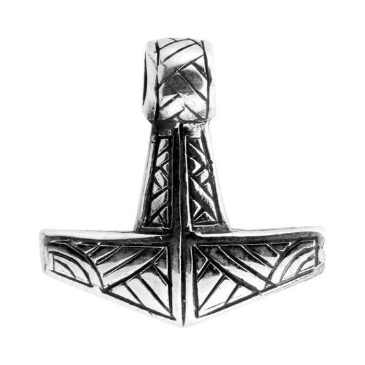 Vedhæng Thors hammer med mønster