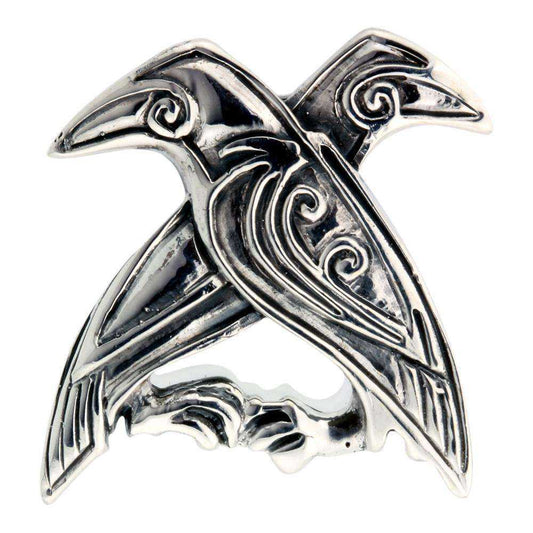 Vedhæng Hugin og Munin stor