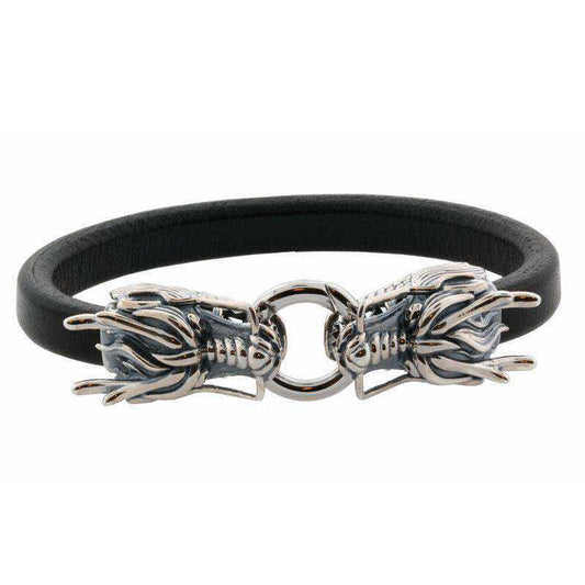 Drage armbånd i sølv
