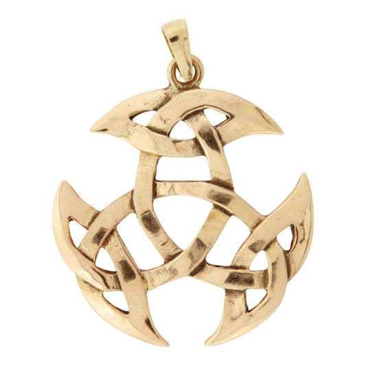 Kosmisk Hjul vedhæng 14 karat guld