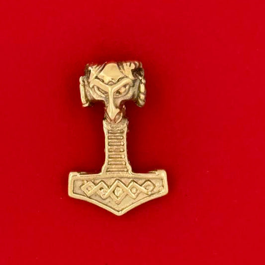 Thors hammer 14 karat guld vedhæng