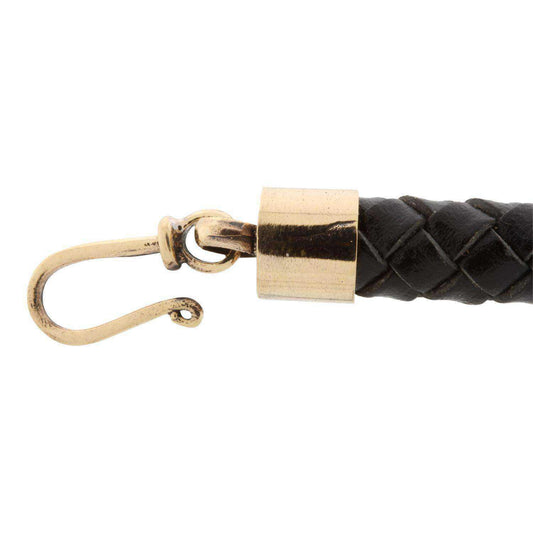 6mm flettet læder til armbånd