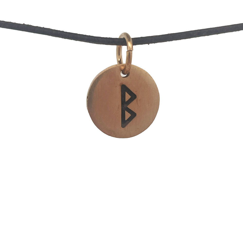 Rune tag vedhæng i bronze