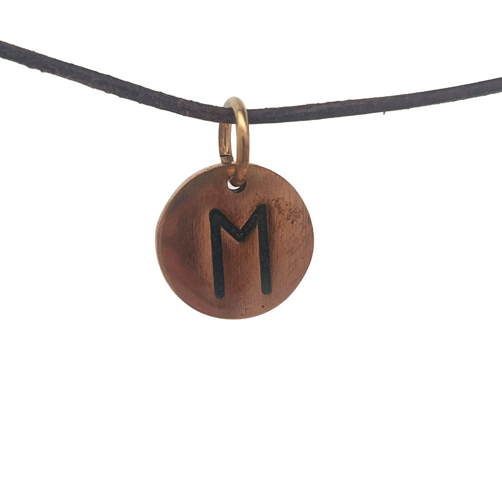 Rune tag vedhæng i bronze