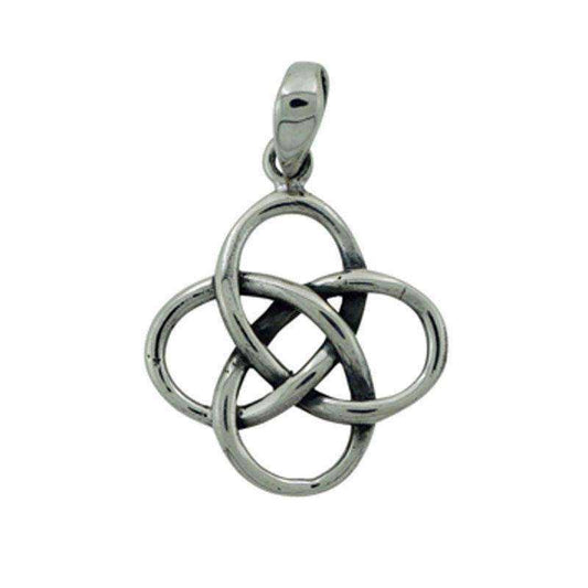 Jordknuden vedhæng - sølv