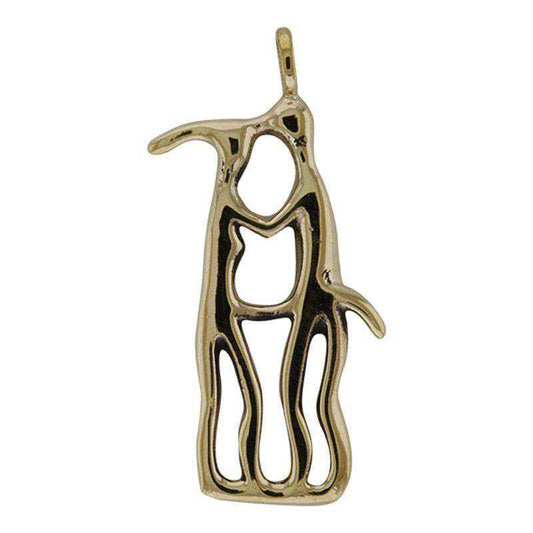 Helleristning par vedhæng - bronze