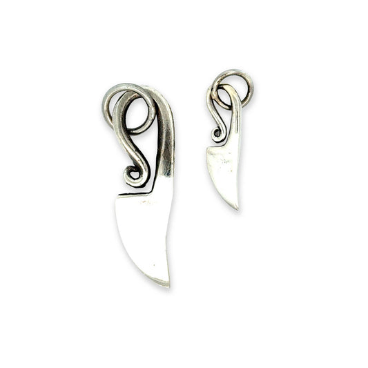 Kvindekniv sølvvedhæng i 2 størrelser