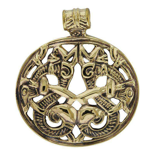 Fabeldyr i Borrestil i bronze