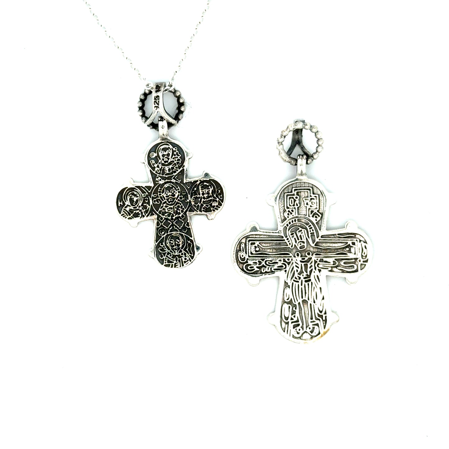 Dagmarkorset – Sølvvedhæng i To Størrelser