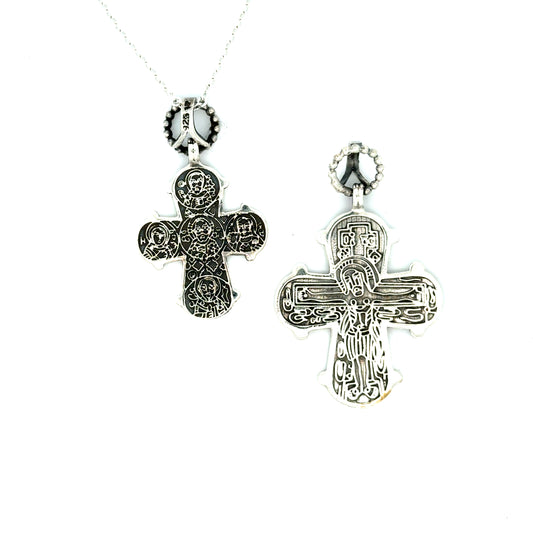 Dagmarkorset – Sølvvedhæng i To Størrelser