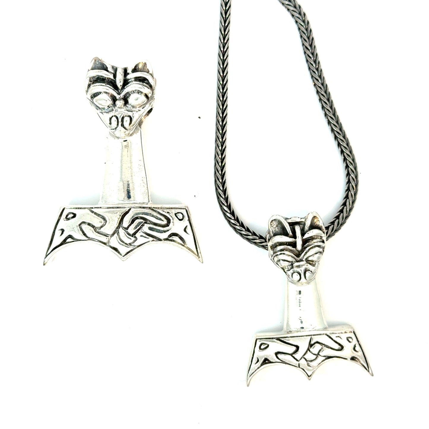 Thors hammer Sølv - Flere varianter - TILBUD