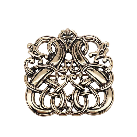 Slanger Bronze-broche