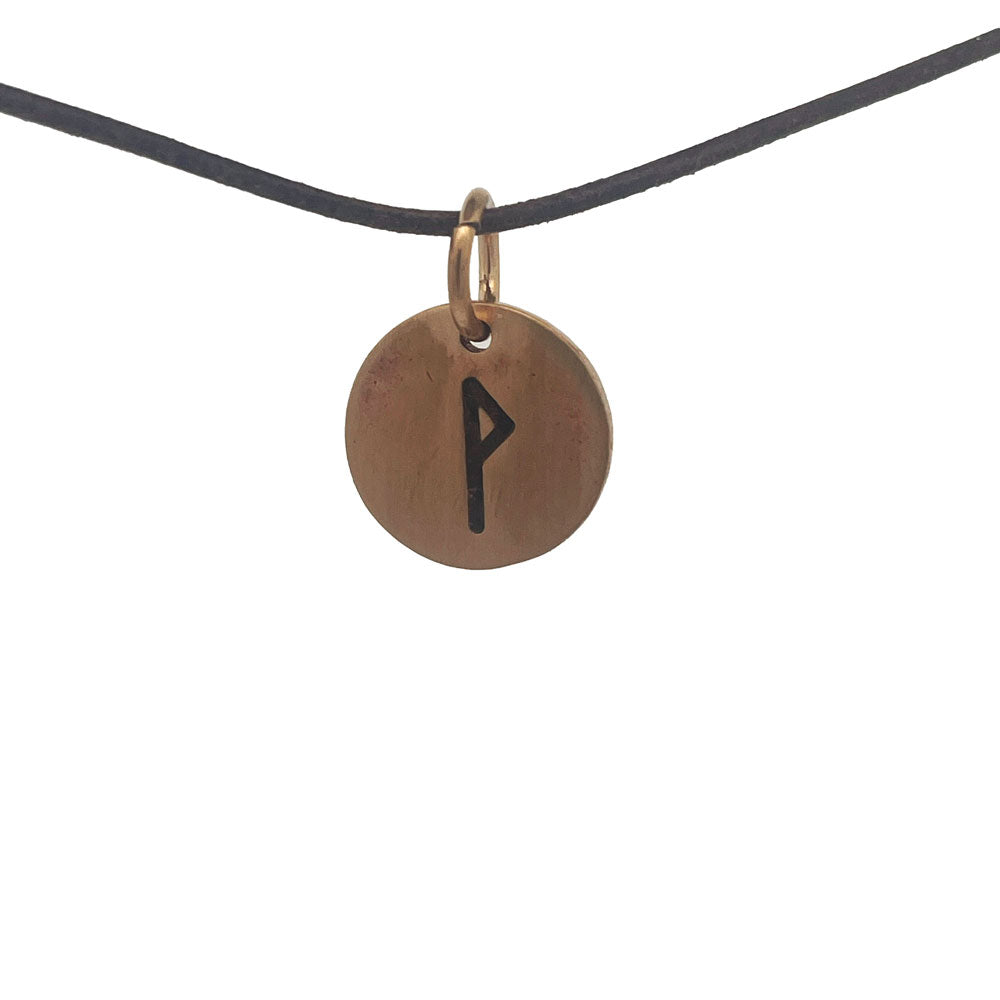 Rune tag vedhæng i bronze