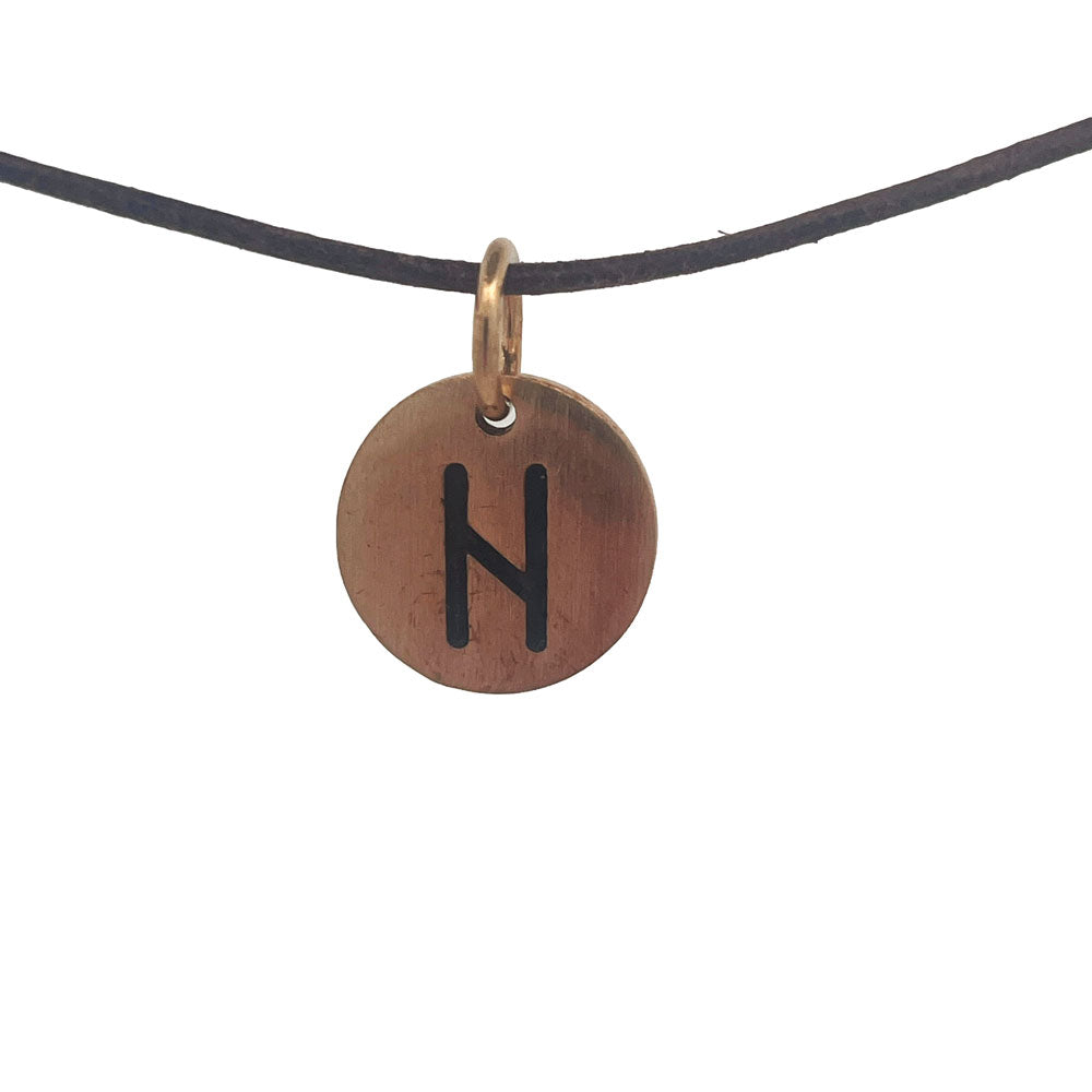 Rune tag vedhæng i bronze