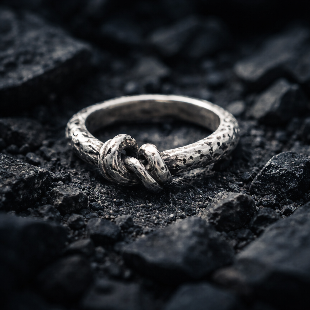 Rå knudering - sølv