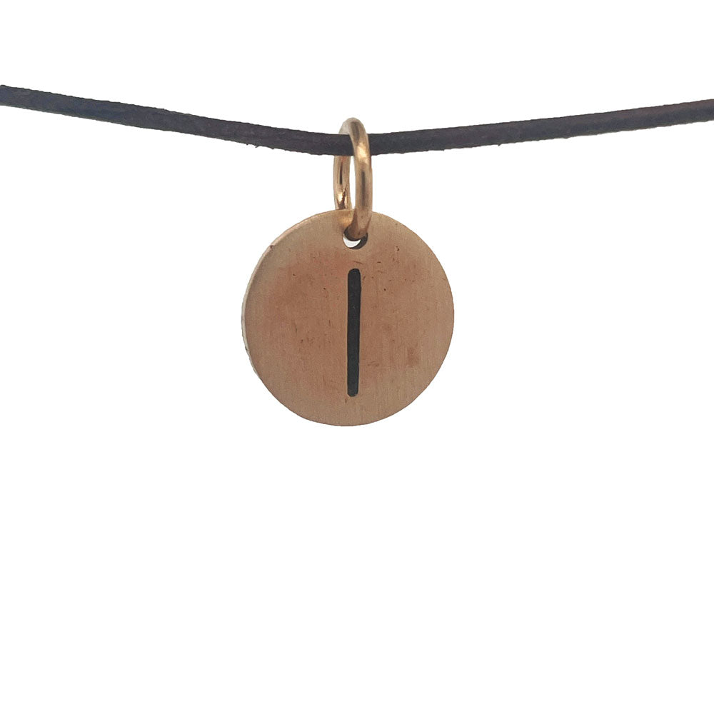 Rune tag vedhæng i bronze