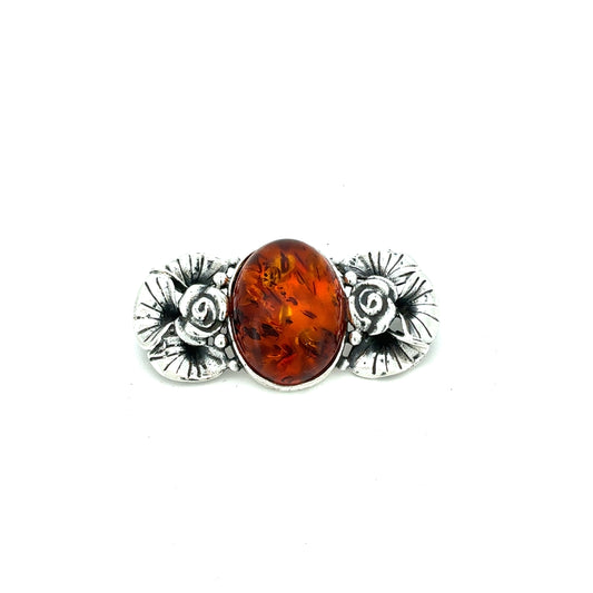 Blomsterbroche m/rav