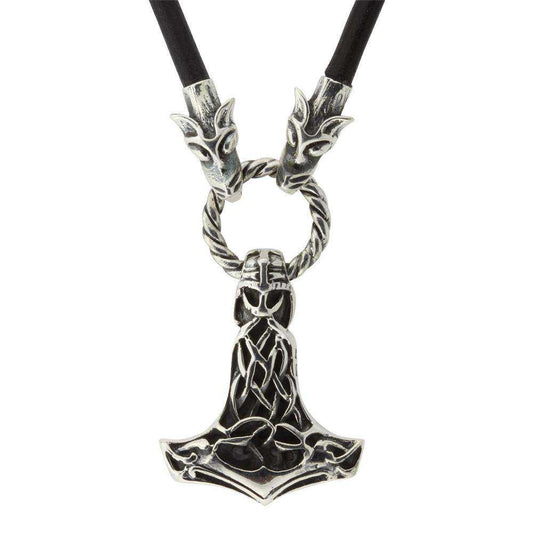 Thors hammer i Fenris RH43 sterling sølv